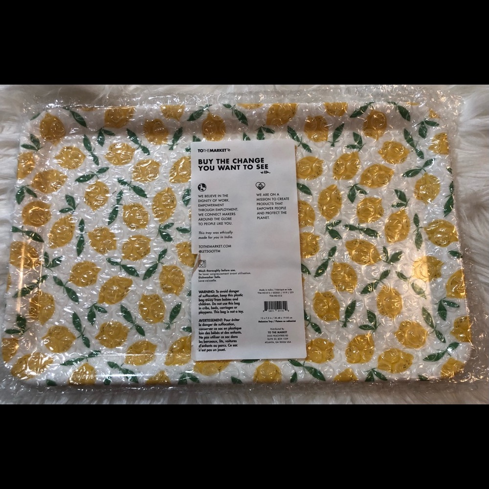 To the market lemon tray